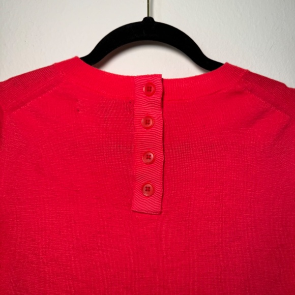 Banana Republic Red Crew Neck Sweater - Picture 4 of 6